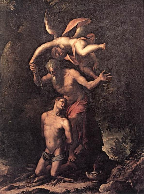 LIGOZZI, Jacopo Sacrifice of Isaac sg Spain oil painting art